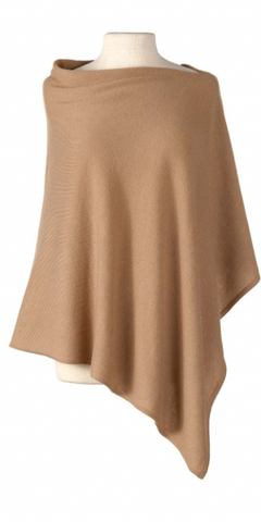 Cashmere Cape in Camel