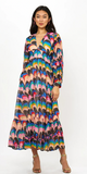 Tie Back Maxi in Venice Blue