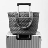 MZ Wallace Medium Metro Deluxe Tote in Walnut