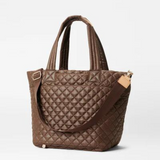MZ Wallace Medium Metro Deluxe Tote in Walnut