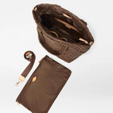 MZ Wallace Medium Metro Deluxe Tote in Walnut