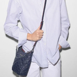 MZ Wallace Crosby Go Bag in Navy Dawn