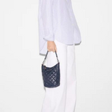 MZ Wallace Crosby Go Bag in Navy Dawn