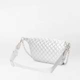 MZ Wallace Crosby Sling in Matte Silver