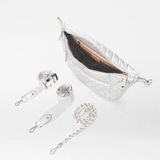 MZ Wallace Crosby Sling in Matte Silver