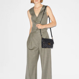 MZ Wallace Small Crosby Lock Crossbody in Black