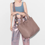 MZ Wallace Large Metro Deluxe Tote in Mauve