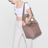 MZ Wallace Medium Metro Deluxe Tote in Mauve