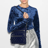 MZ Wallace Downtown Crosby in Navy Lacquer
