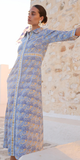 Maxi Shirt Dress in Florence Blue