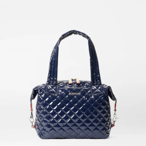 MZ Wallace Medium Sutton Deluxe in Navy Lacquer