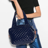 MZ Wallace Medium Sutton Deluxe in Navy Lacquer