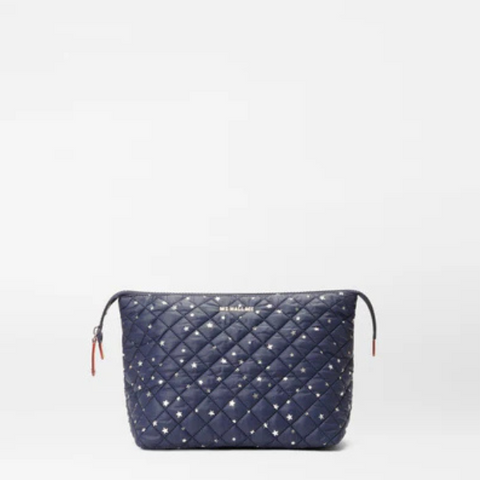 MZ Wallace Large Zoey in Navy Dawn with Silver Stars