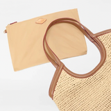 MZ Wallace Large Georgica Tote in Crochet Camel