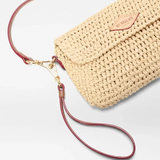 MZ Wallace Convertible Crossbody in Crochet Camel