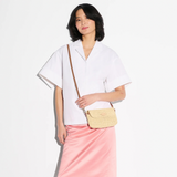 MZ Wallace Convertible Crossbody in Crochet Camel