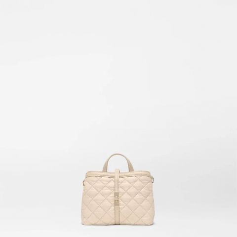 MZ Wallace Mini Astor Top Handle in Buff