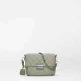 MZ Wallace Small Crosby Lock Crossbody in Agave Green