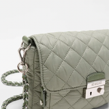 MZ Wallace Small Crosby Lock Crossbody in Agave Green