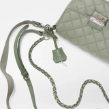 MZ Wallace Small Crosby Lock Crossbody in Agave Green