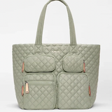 MZ Wallace Large Metro Travel Tote in Agave Green