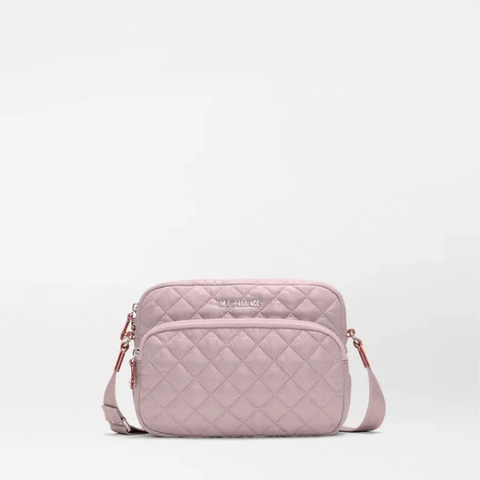 MZ Wallace Micro Crosby in Bright Fuchsia with Sequins – Blue Beetle