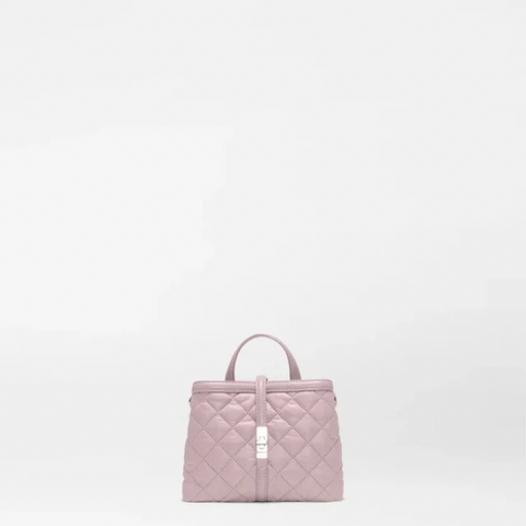 ミンクファーバッグSIMONETTA RANZULLA MZ Wallace Shearling / Walnut Brown Crosby Lock Shoulder Bag | MZ