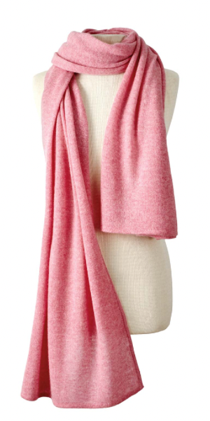 Cashmere Travel Wrap in Strawberry