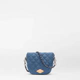 MZ Wallace Micro Crosby Sling Specialty in True Blue Denim
