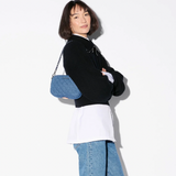 MZ Wallace Mini Crosby Crossbody in True Blue Denim