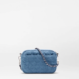 MZ Wallace Mini Crosby Crossbody in True Blue Denim