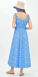 Harper Dress in Ditsy Blue