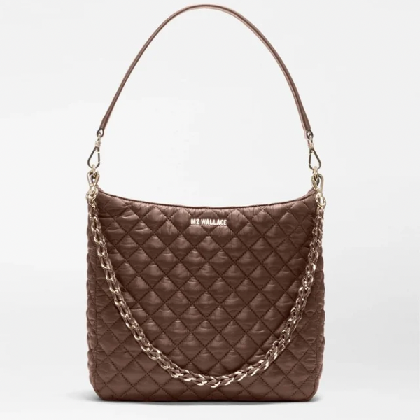 MZ Wallace Crosby Hobo in Walnut