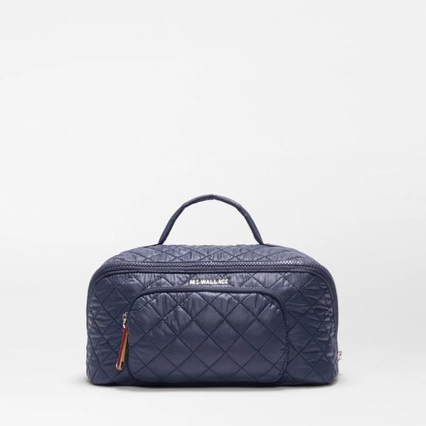 MZ Wallace Large Accordion Cosmetic in Navy Dawn