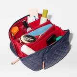 MZ Wallace Large Accordion Cosmetic in Navy Dawn