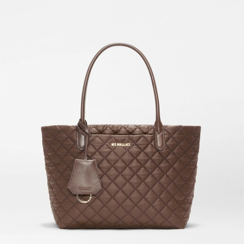MZ Wallace Small Daily Tote in Walnut