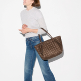 MZ Wallace Small Daily Tote in Walnut