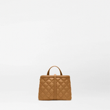 MZ Wallace Mini Astor Top Handle in Cognac
