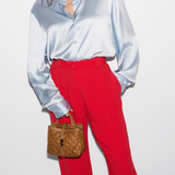 MZ Wallace Mini Astor Top Handle in Cognac