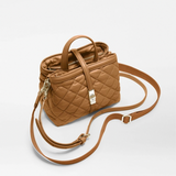 MZ Wallace Mini Astor Top Handle in Cognac