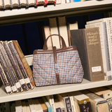 MZ Wallace Mini Astor Top Handle in Heritage Check