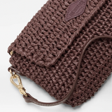 MZ Wallace Convertible Crossbody in Crochet Brown