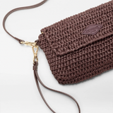MZ Wallace Convertible Crossbody in Crochet Brown
