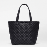 MZ Wallace Medium Metro Travel Tote Deluxe in Black