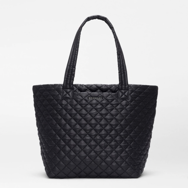 MZ Wallace Medium Metro Travel Tote Deluxe in Black
