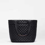 MZ Wallace Medium Metro Travel Tote Deluxe in Black