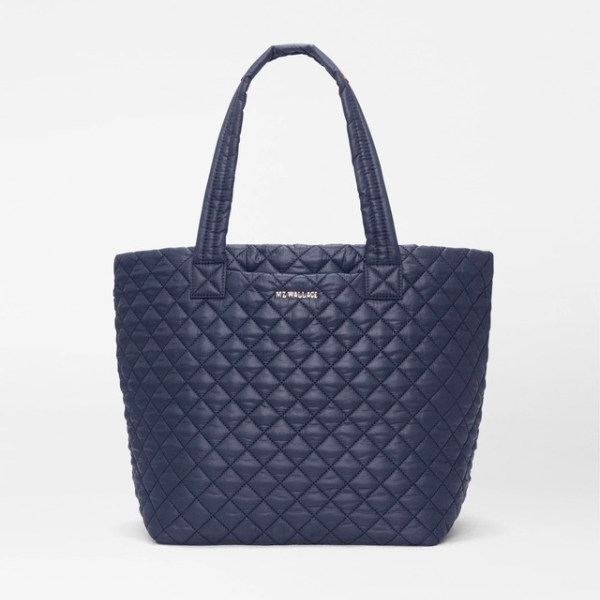 MZ Wallace Medium Metro Travel Tote Deluxe in Navy Dawn