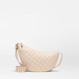 MZ Wallace Small Metro Smile Bag in Buff