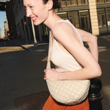 MZ Wallace Small Metro Smile Bag in Buff