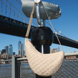 MZ Wallace Small Metro Smile Bag in Buff